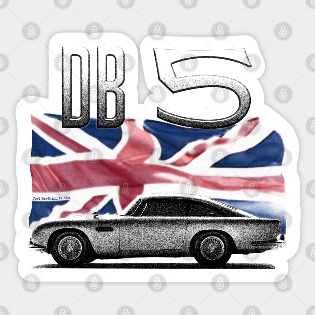 DB5 Aston Martin Sticker by CoolCarVideos